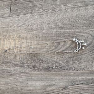 Vintage Sterling Silver Rhinestone Necklace